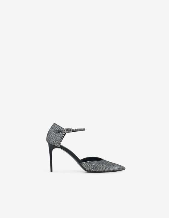 GLITTER HIGH-HEEL PUMPS