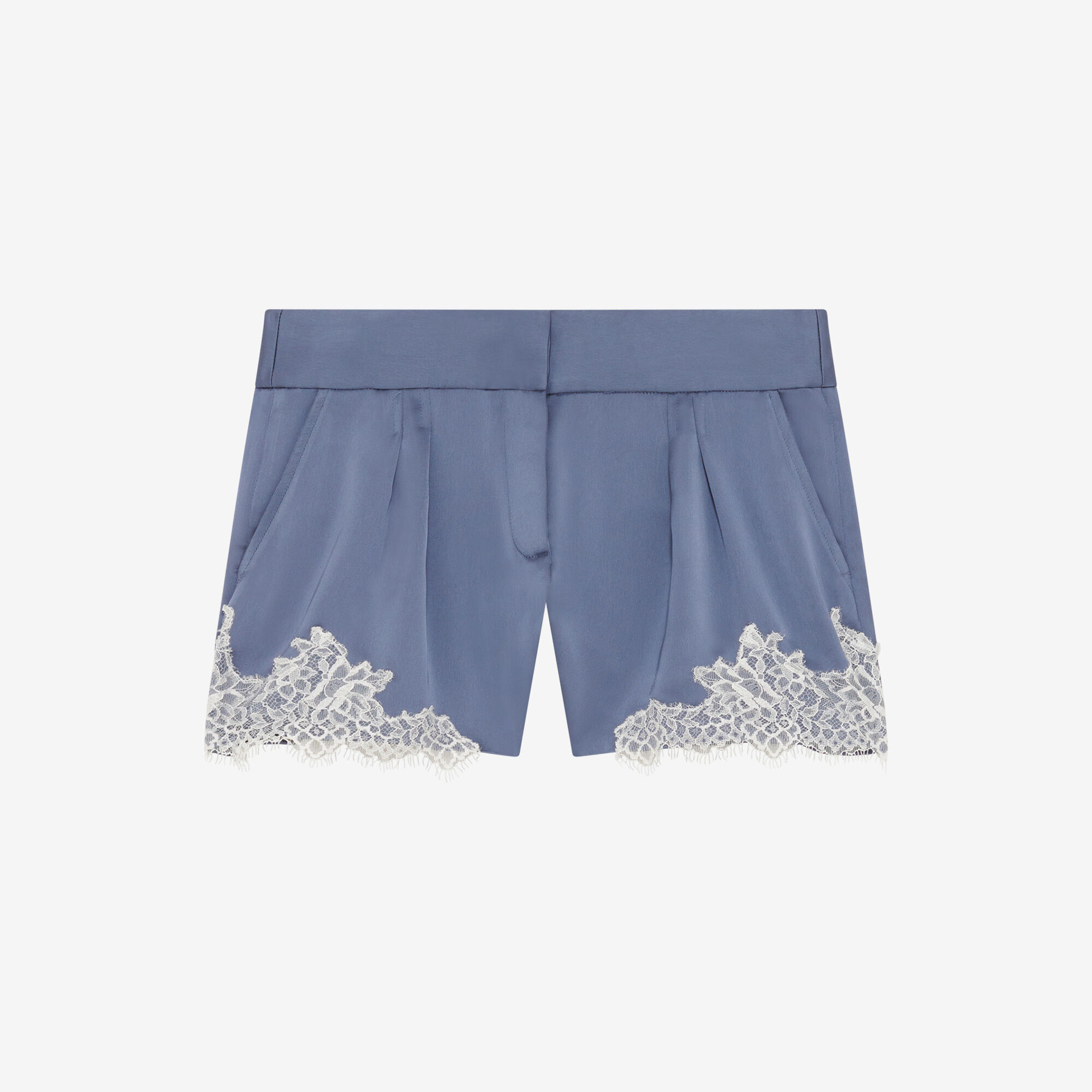 NYNA women blue lace shorts | IRO