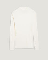 ELISANE MOCK NECK RIBBED SWEATER image number null