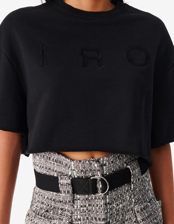 EMBROIDERED LOGO SWEATSHIRT