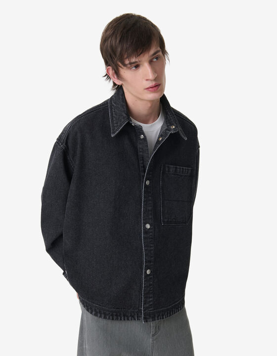 CHEMISE OVERSIZE EN DENIM