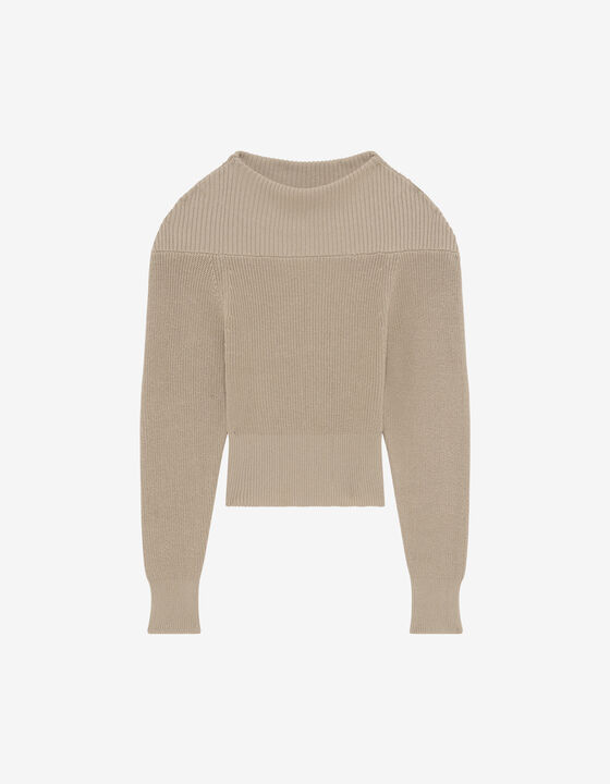 PULLOVER CON COLLO ALTO AMONA