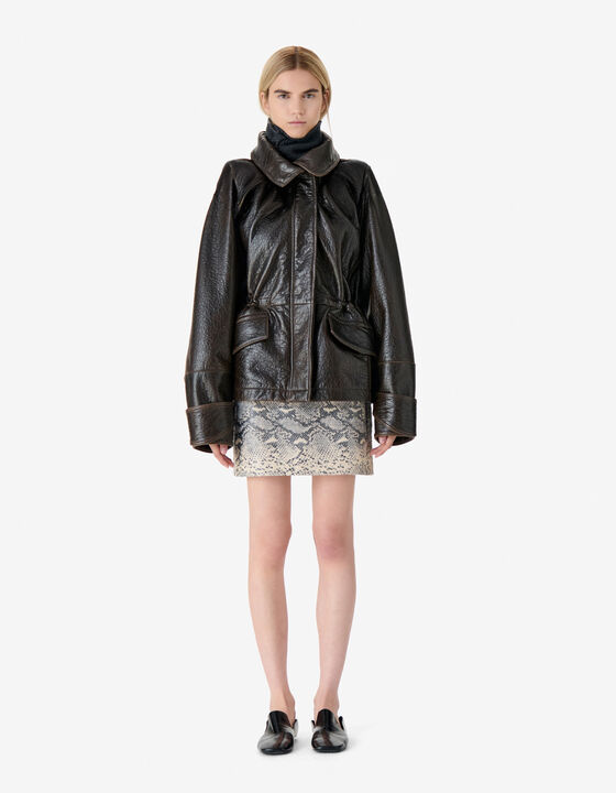 LEATHER PARKA