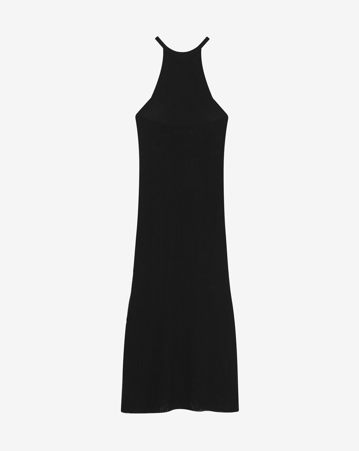 Iro Charisa Long Knit Dress In Black