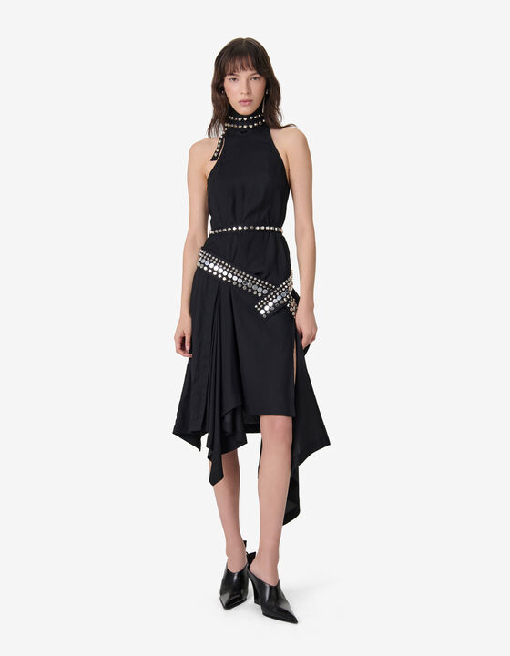 ASYMMETRICAL DRESS WITH STUDS