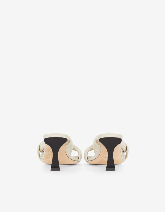 MULES &Agrave; TALONS EN CUIR
