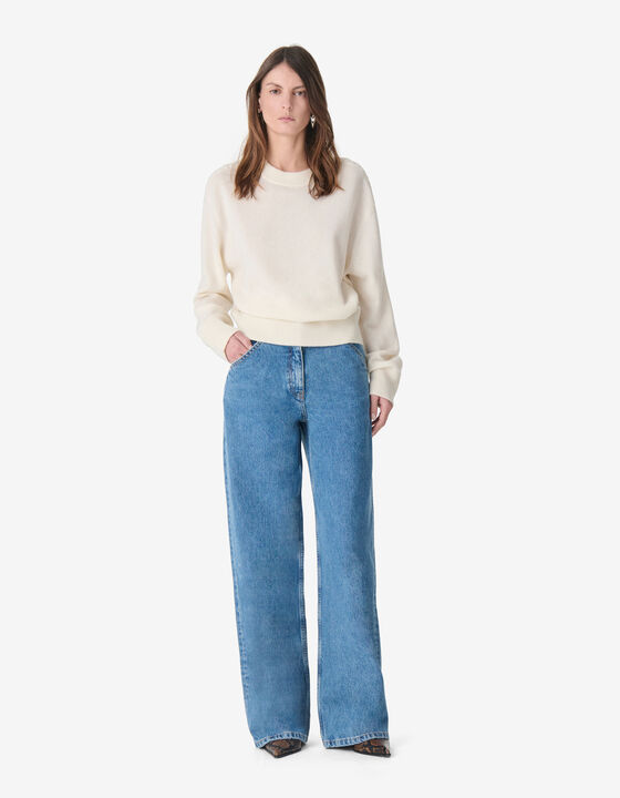 ROUND-NECK CASHMERE SWEATER