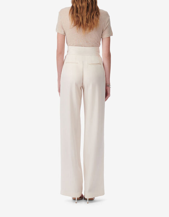 HIGH-WAISTED SUIT PANTS