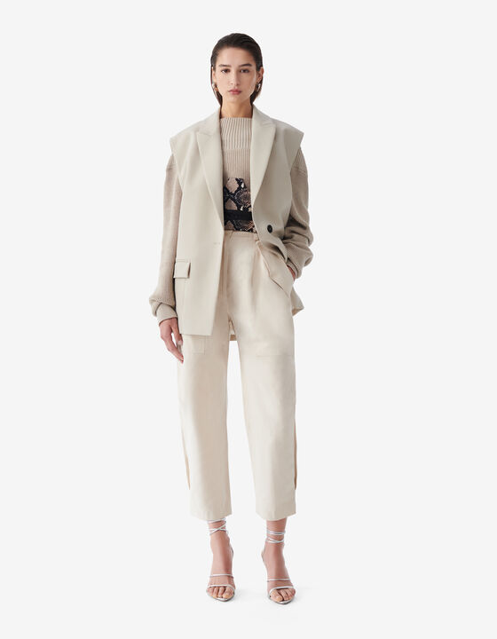 SLEEVELESS BLAZER