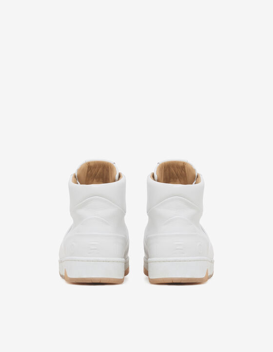 LEATHER HIGH-TOP SNEAKERS
