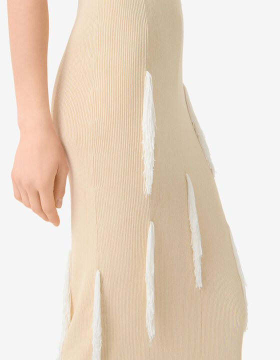 MIDI FRINGED DRESS