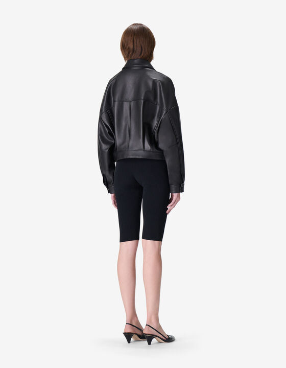 OVERSIZED LEATHER SHIRT