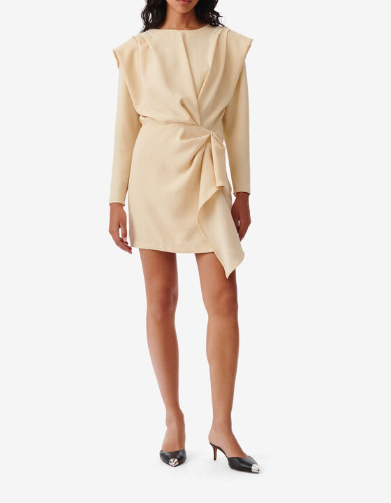SHORT DRAPED DRESS