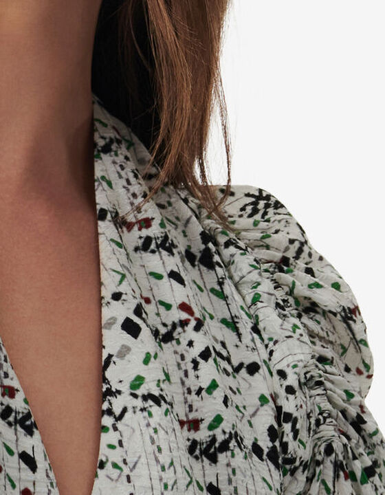 TOP IMPRIM&Eacute; EN SOIE