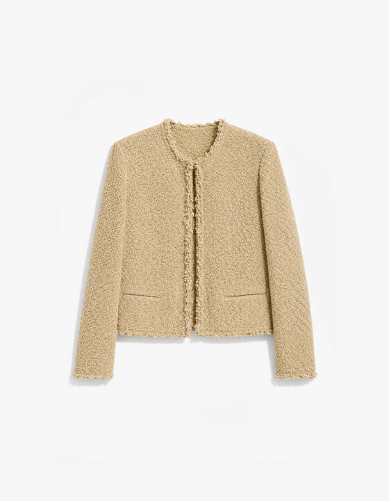 TEXTURED TWEED JACKET