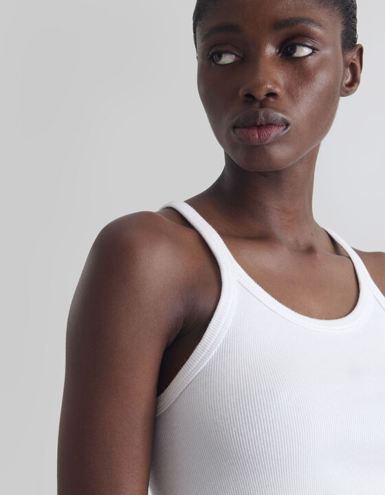 RIBBED TANK TOP