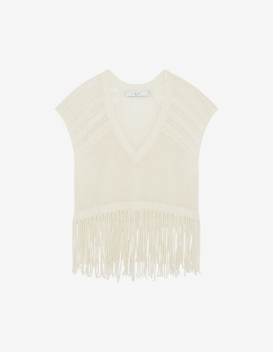 V-NECK KNIT SWEATER