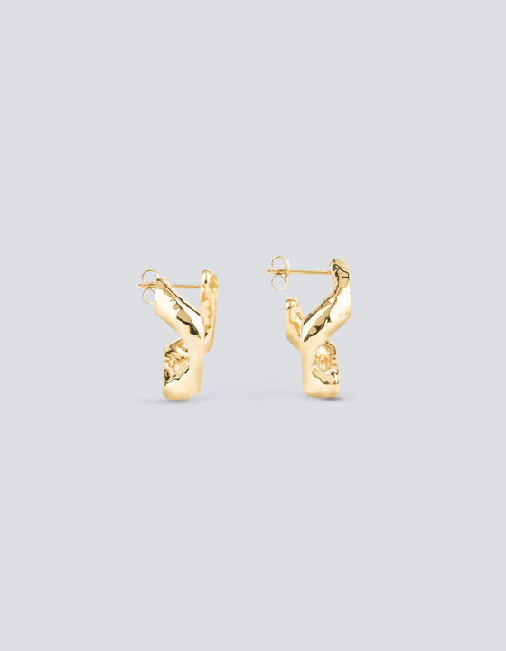 AHMAN GOLD-TONED EARRINGS