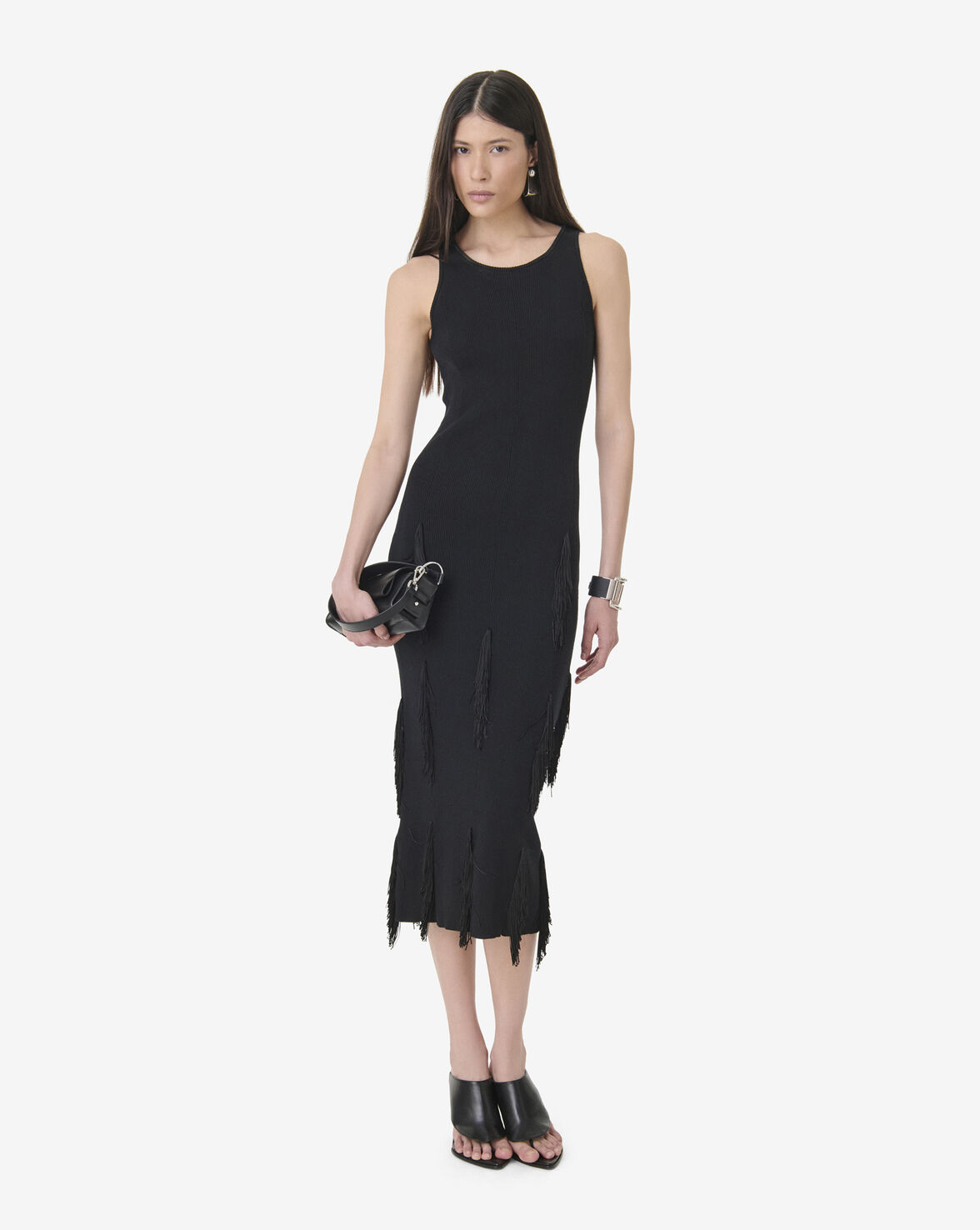 MIDI FRINGED DRESS