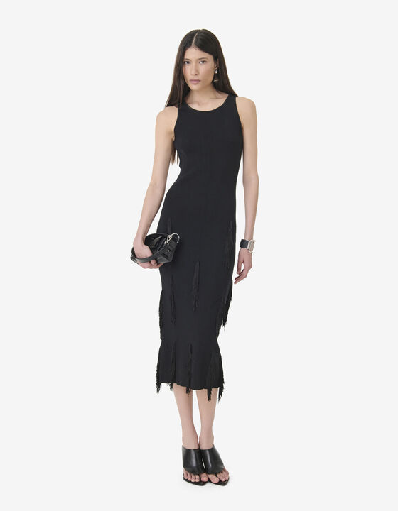 MIDI FRINGED DRESS