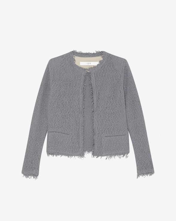 VESTE CLASSIQUE À FRANGES SHAVANI