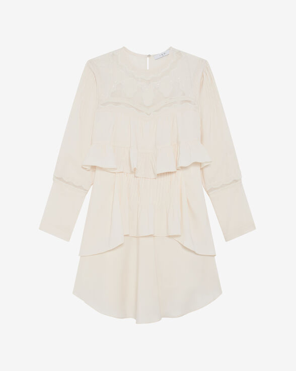 ROBE COURTE À VOLANTS MICHA