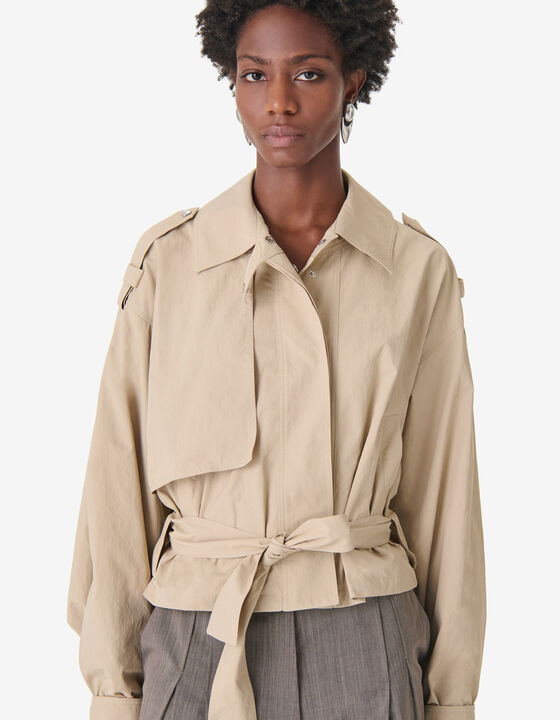 LOOSE-FIT BELTED JACKET