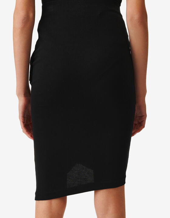 FITTED RUFFLED SKIRT