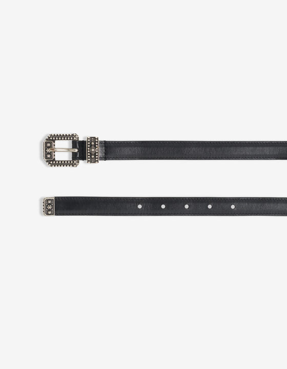 LEATHER BUCKLE BELT