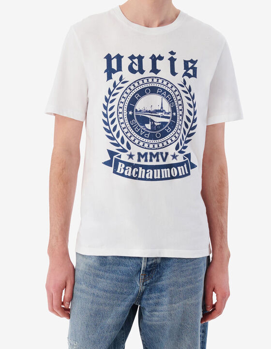 T-SHIRT IMPRIM&Eacute; COL ROND