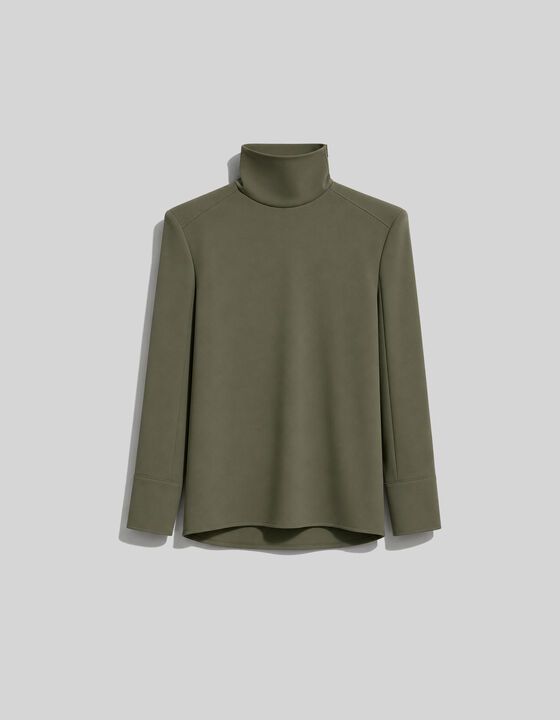 HIGH-NECK BLOUSE