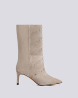 MILOW STUDDED SUEDE SLOUCH BOOTS image number null