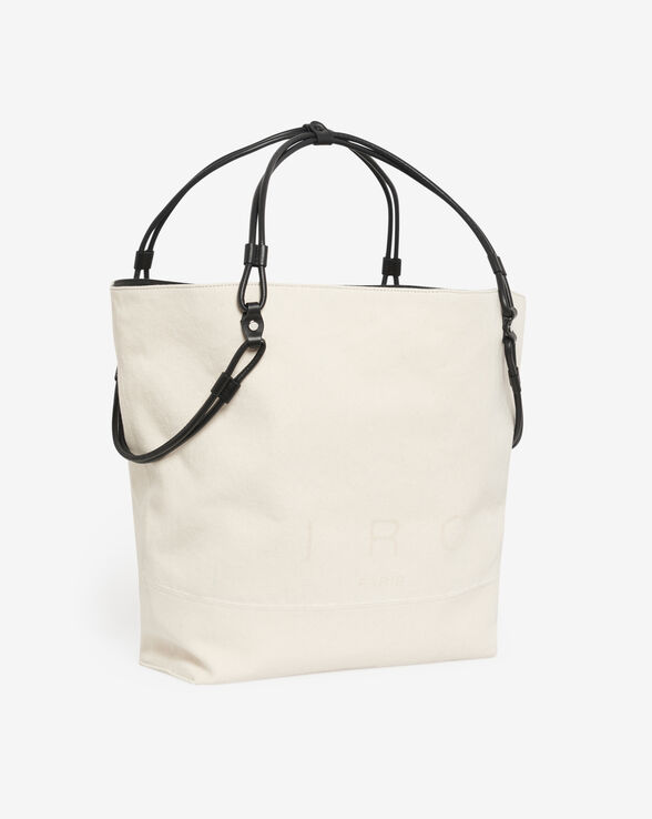 TOTIRO DENIM LOGO TOTE BAG