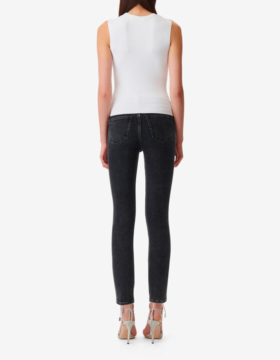 DISTRESSED SLIM-FIT JEANS