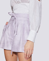 LAFA PAPERBAG HIGH WAIST SHORTS image number null