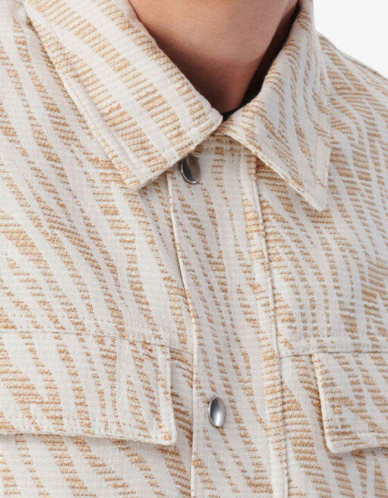 ZEBRA-PATTERNED JACKET