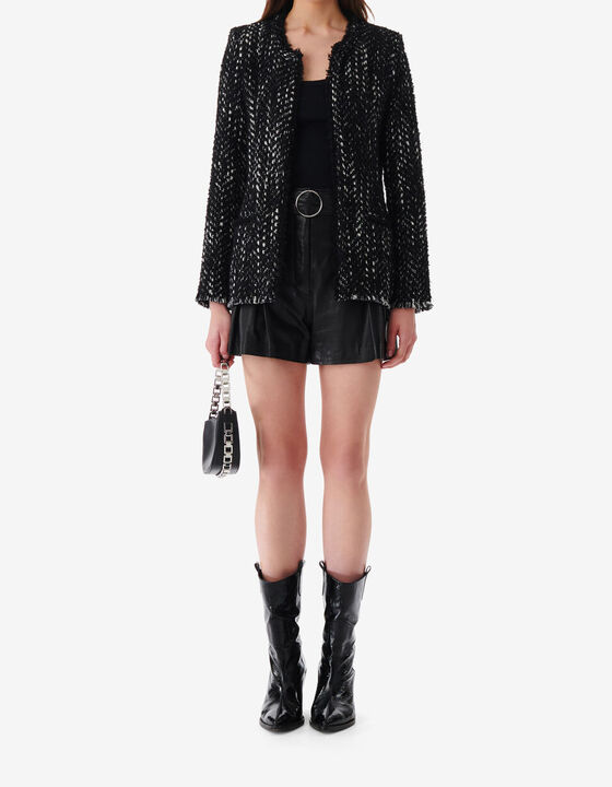 HERRINGBONE TWEED JACKET