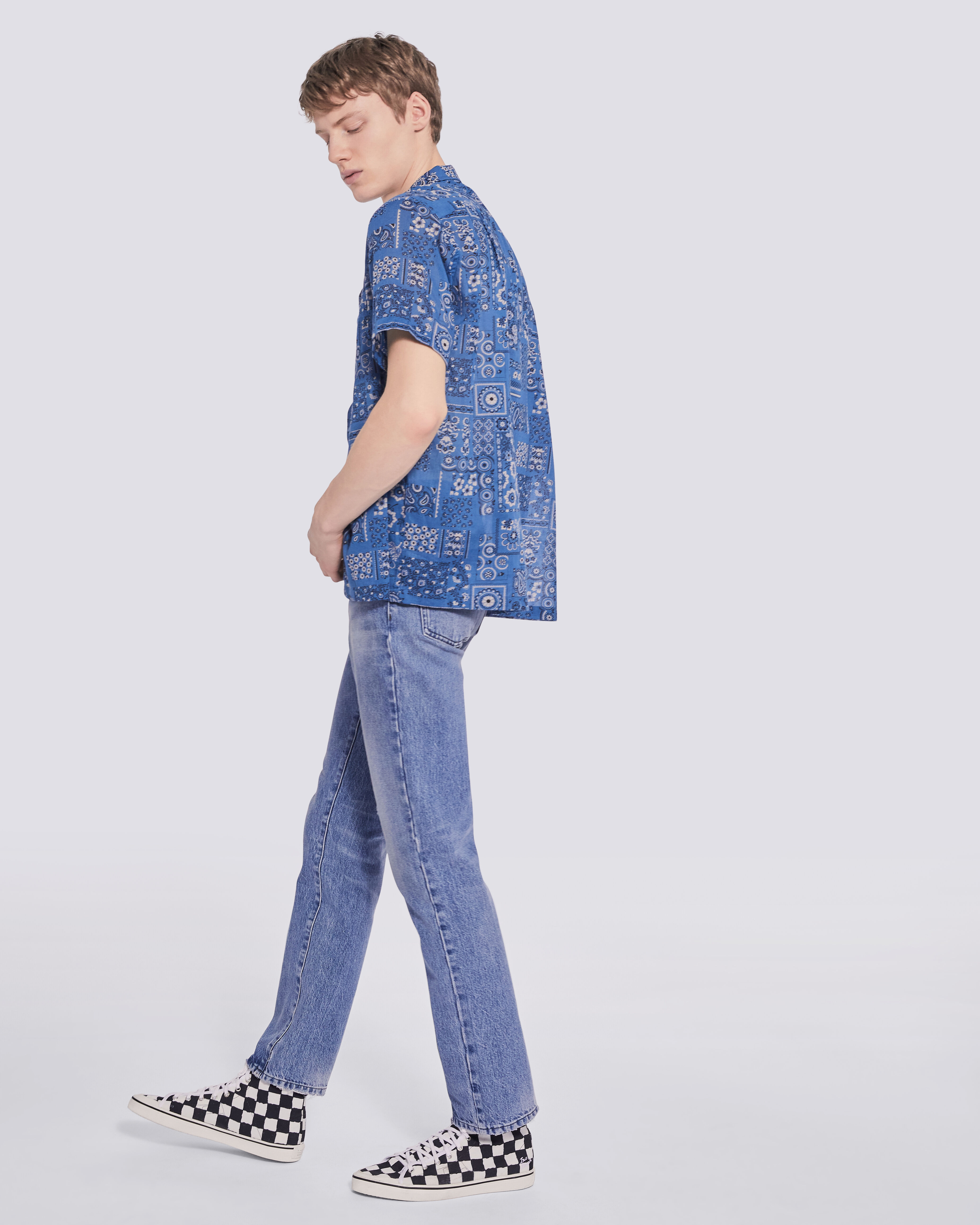 blue bandana pajamas