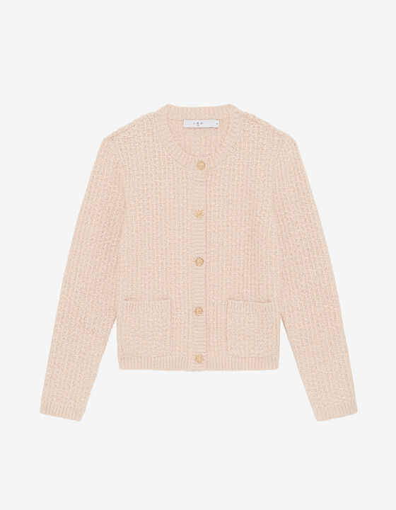 RIBBED CARDIGAN