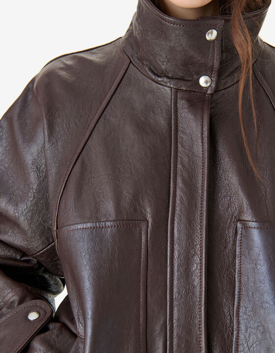 OVERSIZED LEATHER JACKET