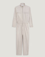 IKARAZ ZIPPER FRONT LEATHER JUMPSUIT  image number null