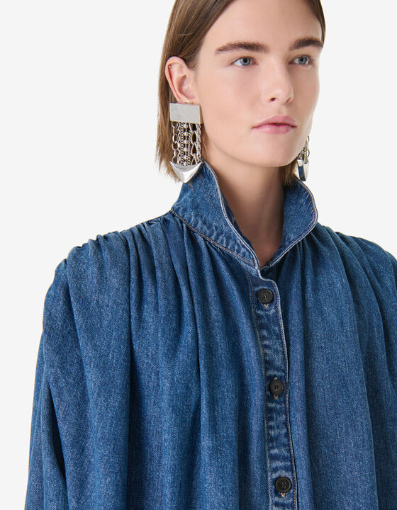 FLUID DENIM SHIRT