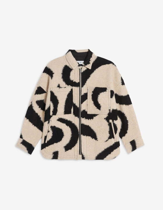 MOFU PATTERNED OVERSHIRT