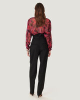 FOLARDI ULTRA HIGH RISE TROUSER PANTS image number null
