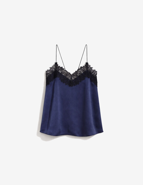 SILK AND LACE CAMISOLE