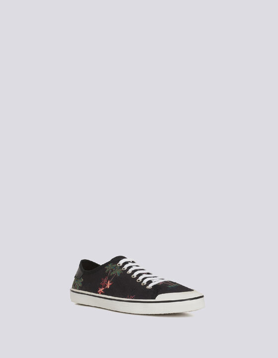 ROYAM HAWAIIAN PRINT LOW TOP SNEAKERS