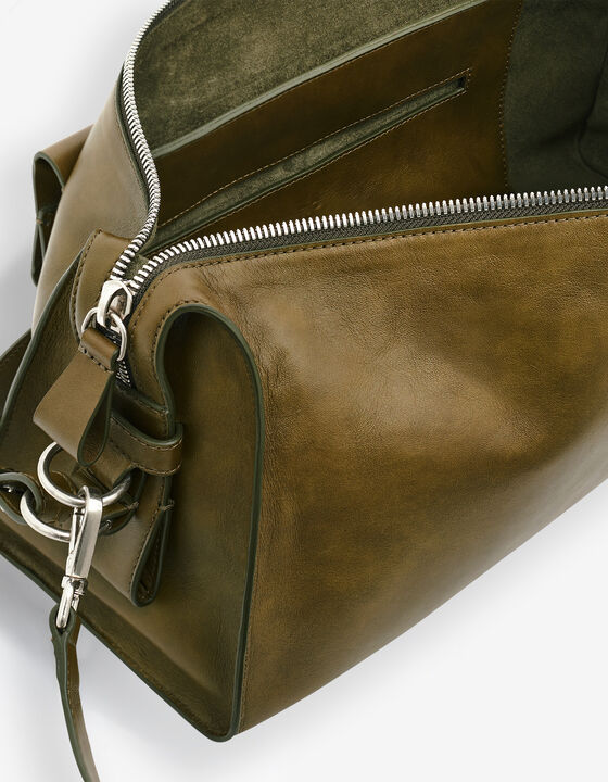 MINI LEATHER BOWLING BAG