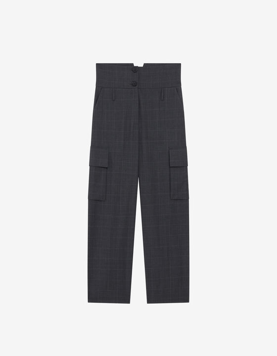CHECKED CARGO PANTS