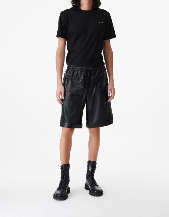 LEATHER SHORTS