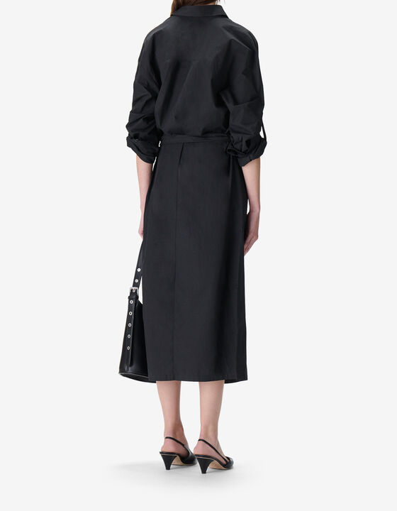 LONG POPLIN DRESS